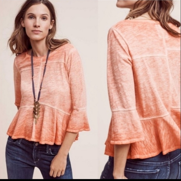 Anthropologie Akemi and Kin Bell Sleeve Top - Picture 2 of 9